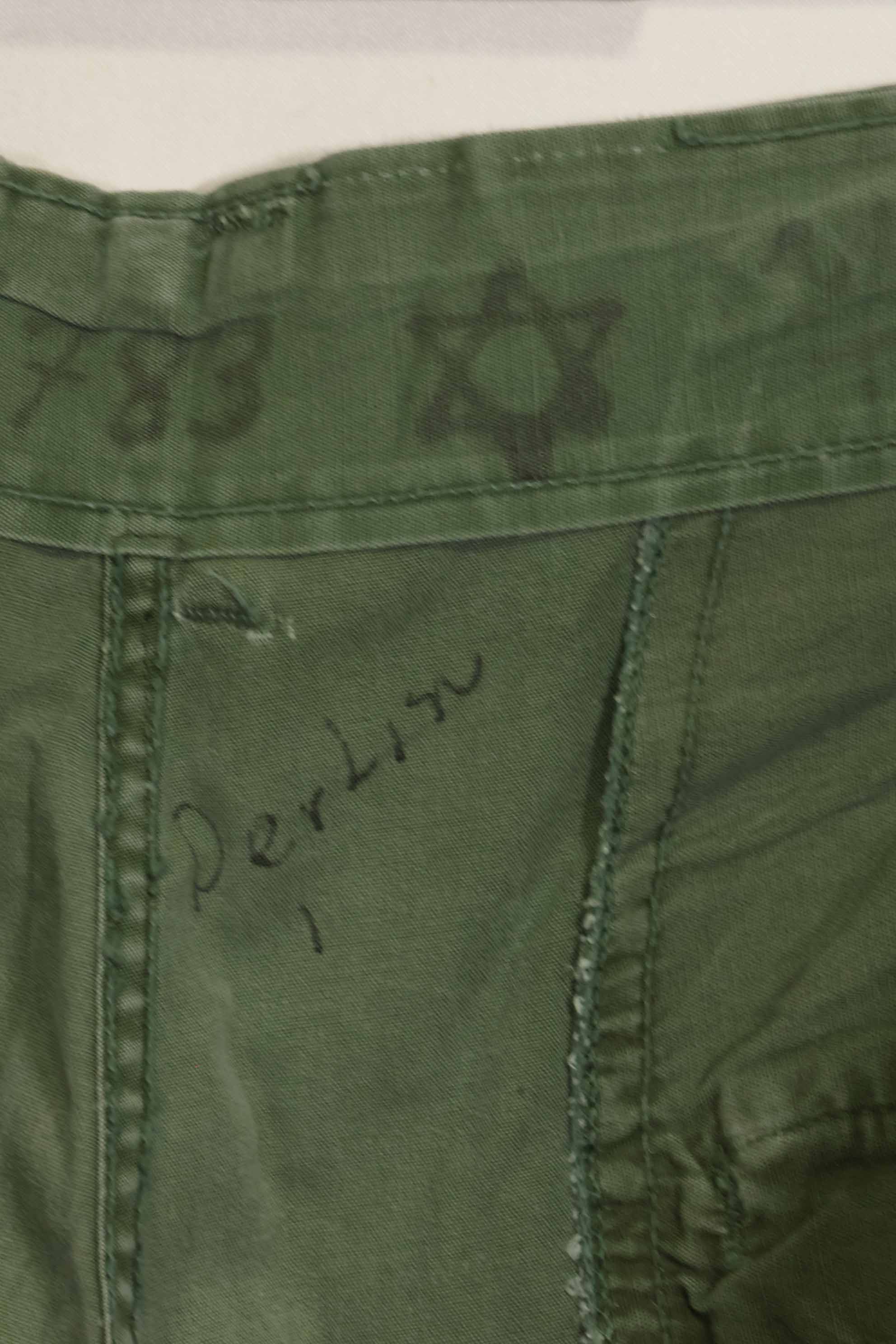 Mid-1960's 2nd Model Jungle Fatigue Pants, used, released by ex-Special Forces personnel, C