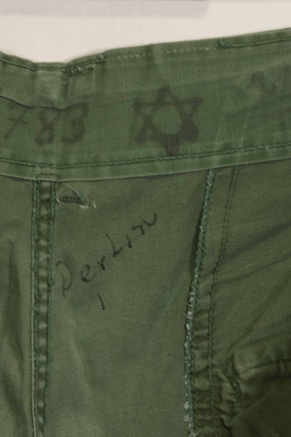Mid-1960's 2nd Model Jungle Fatigue Pants, used, released by ex-Special Forces personnel, C