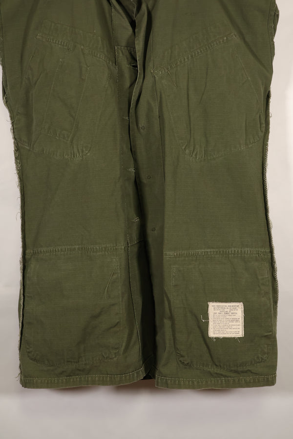 Circa 1969 S-S Size 4th Model Jungle Fatigue Jacket Used Film Company Release D