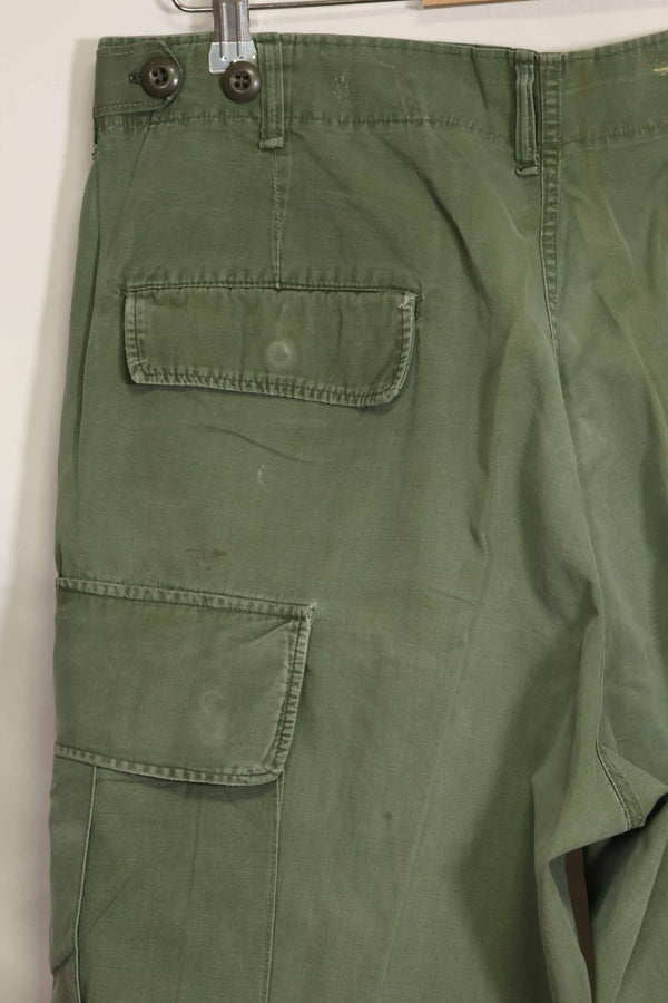 Mid-1960's 2nd Model Jungle Fatigue Pants, used, released by ex-Special Forces personnel, C