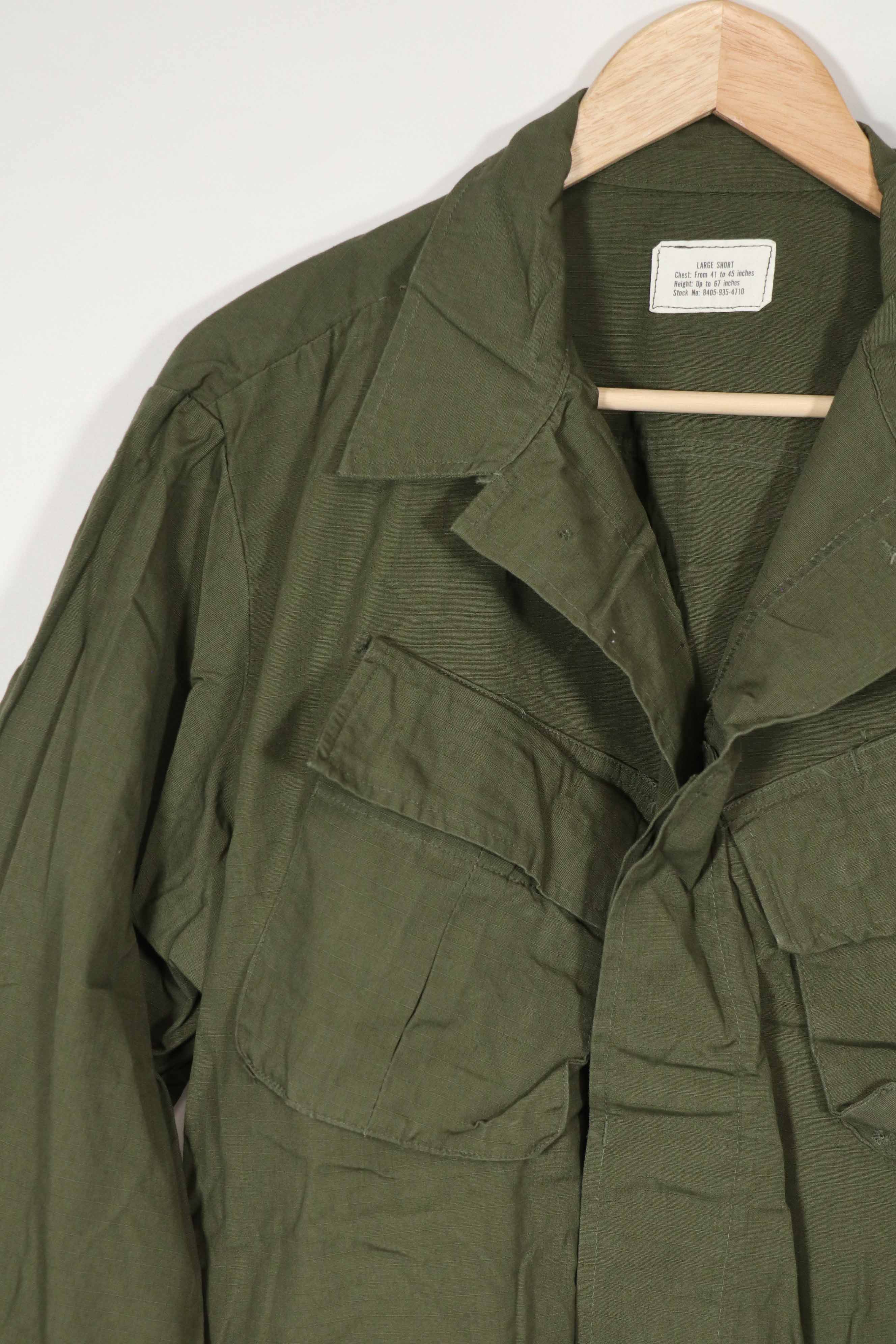 実物　デッドストック品　4th Model ジャングルファティーグ　ジャケット　L-S　長期保管品　C