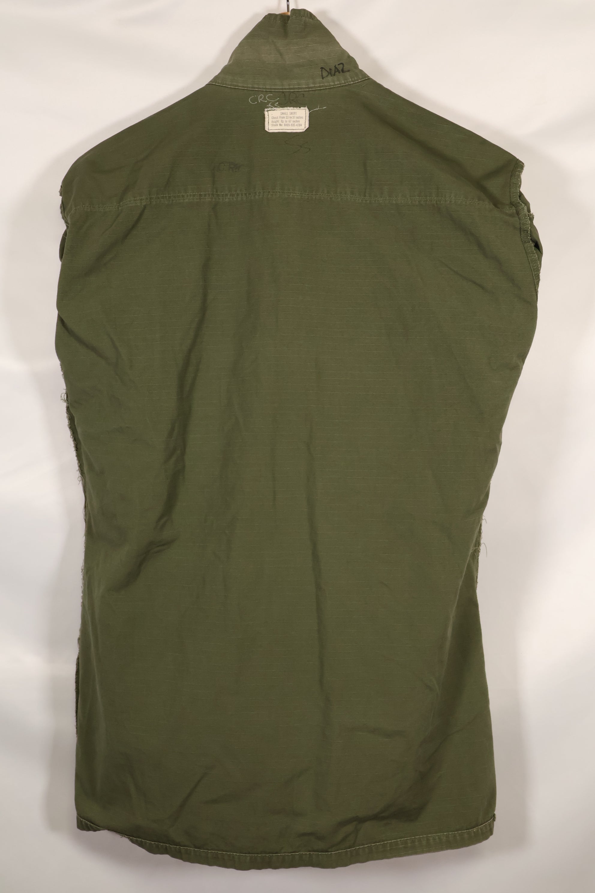 Circa 1969 S-S Size 4th Model Jungle Fatigue Jacket Used Film Company Release D