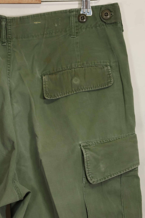 Mid-1960's 2nd Model Jungle Fatigue Pants, used, released by ex-Special Forces personnel, C
