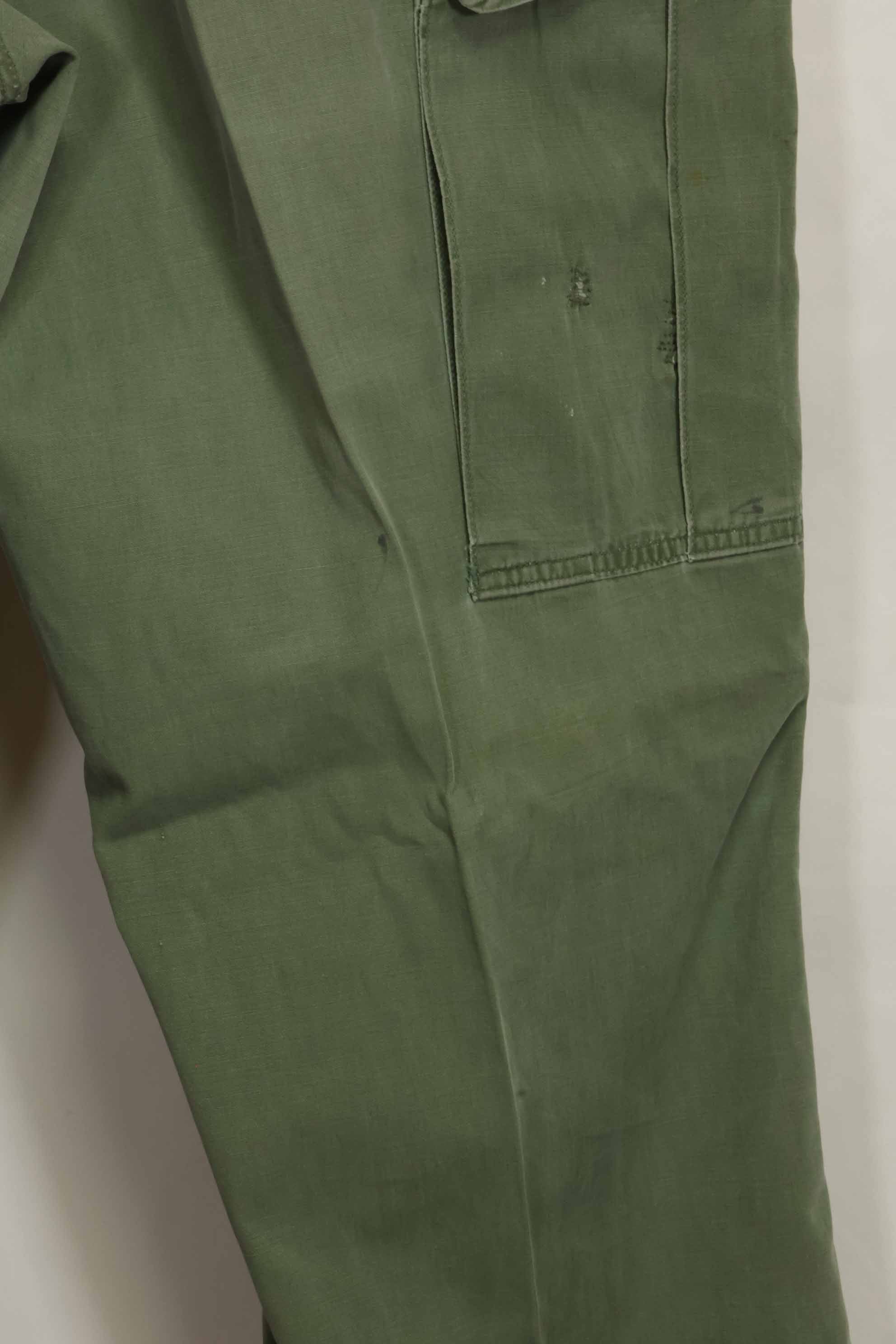 Mid-1960's 2nd Model Jungle Fatigue Pants, used, released by ex-Special Forces personnel, C