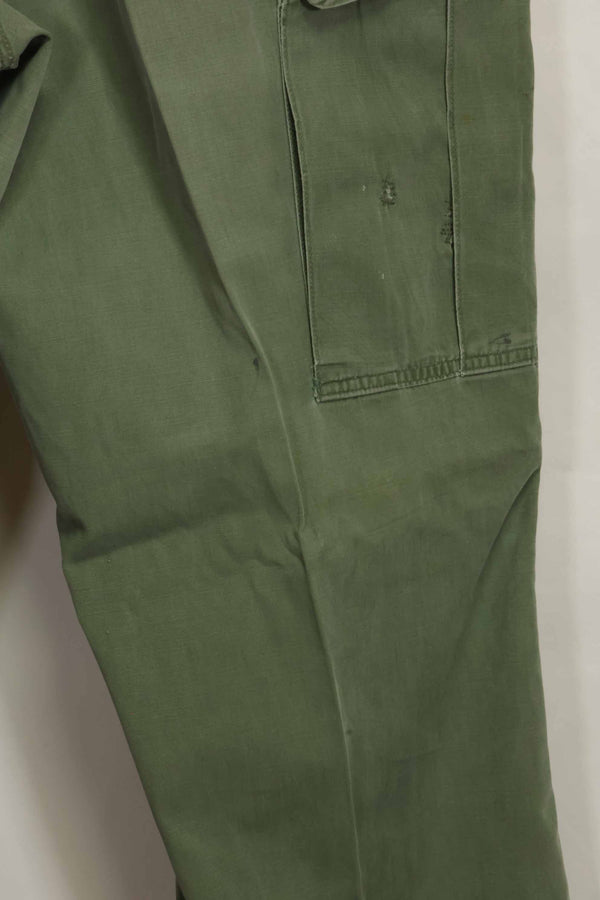 Mid-1960's 2nd Model Jungle Fatigue Pants, used, released by ex-Special Forces personnel, C