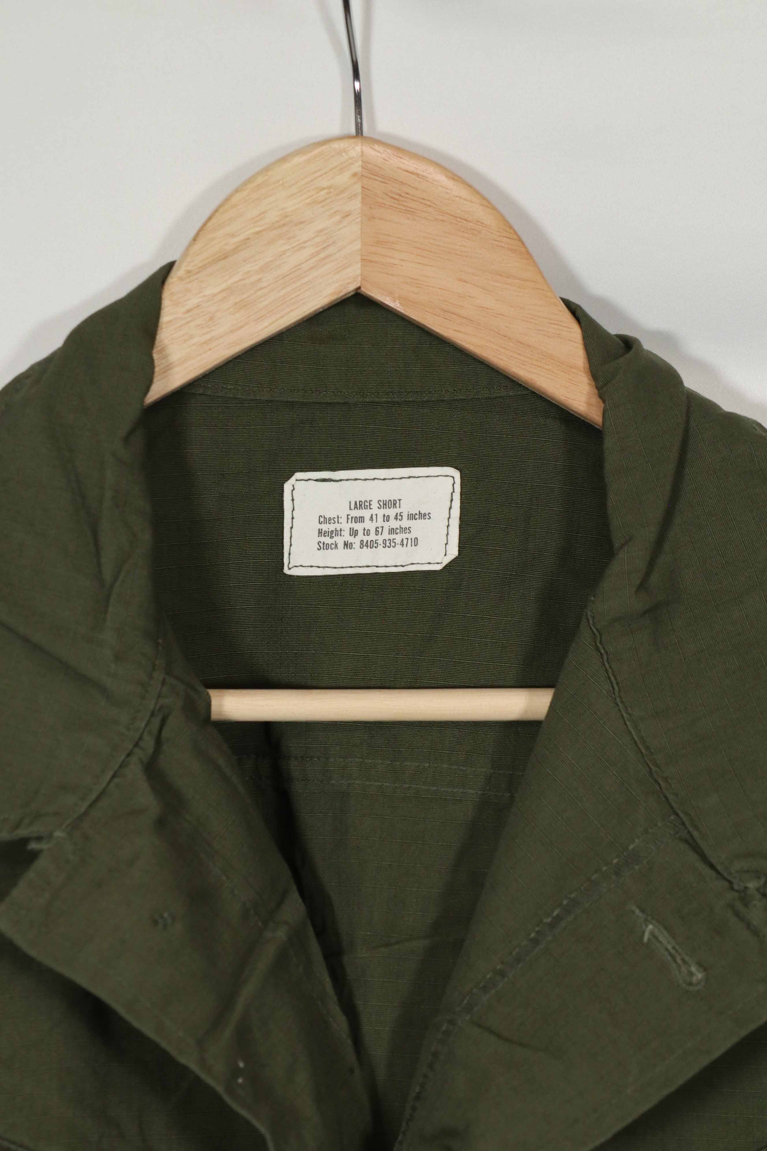 実物　デッドストック品　4th Model ジャングルファティーグ　ジャケット　L-S　長期保管品　C