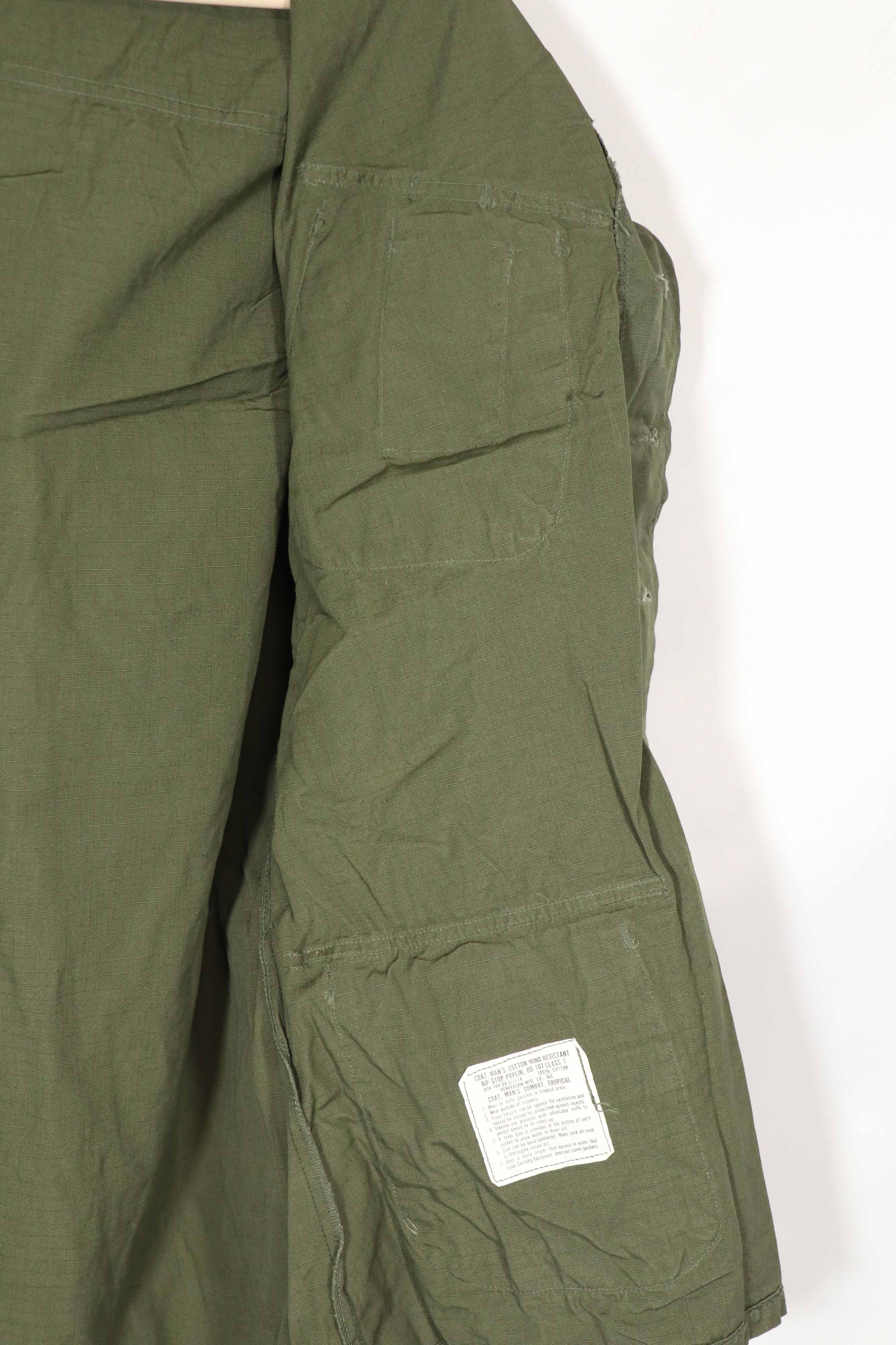 実物　デッドストック品　4th Model ジャングルファティーグ　ジャケット　L-S　長期保管品　C