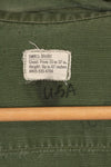 Circa 1969 S-S Size 4th Model Jungle Fatigue Jacket Used Film Company Release E