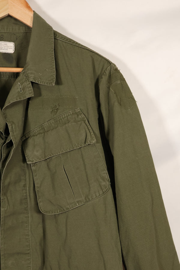 Circa 1970 S-S Size 4th Model Jungle Fatigue Jacket, Used, Released by Film Company
