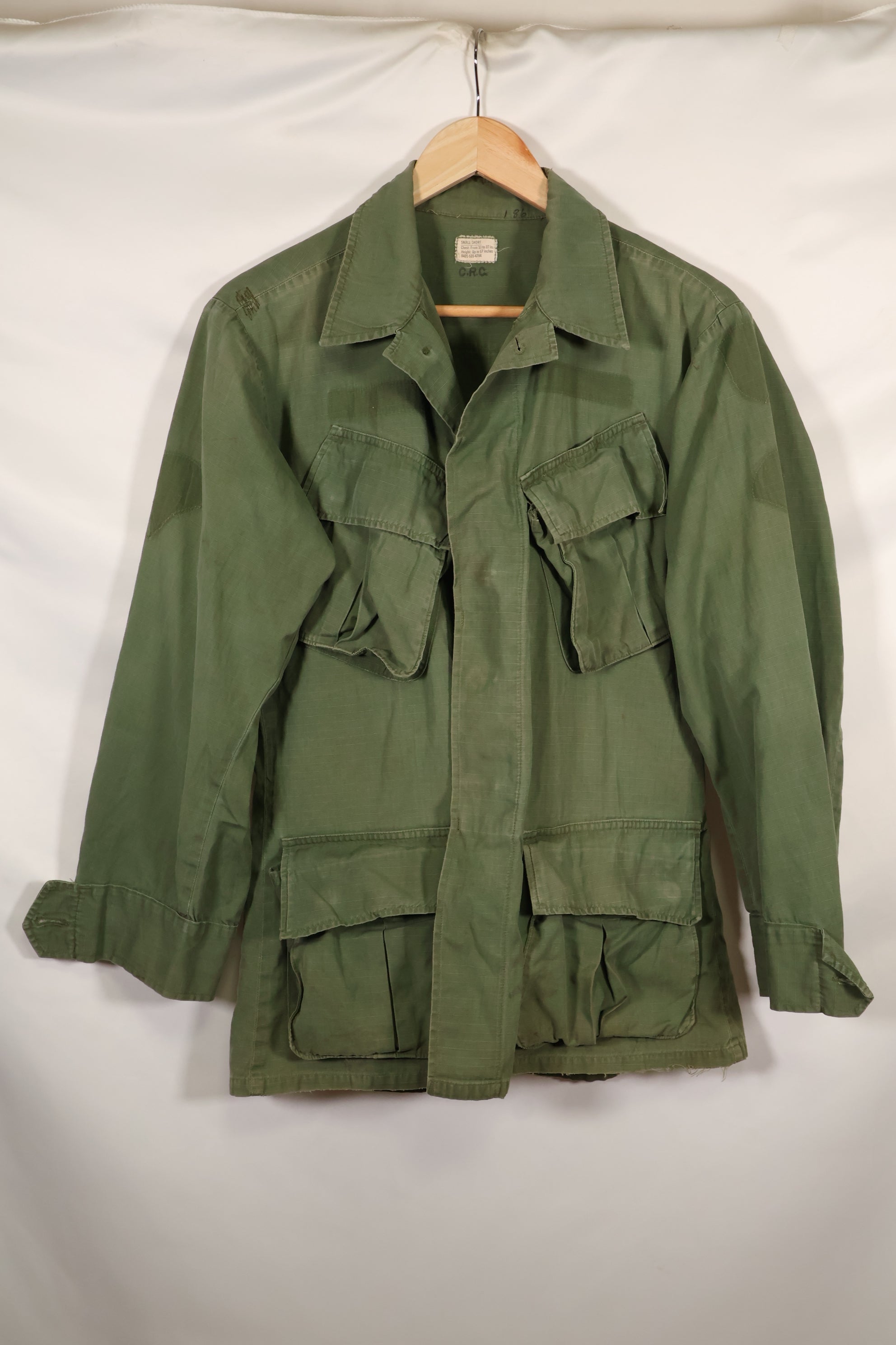 Circa 1969 S-S Size 4th Model Jungle Fatigue Jacket Used Film Company Release F
