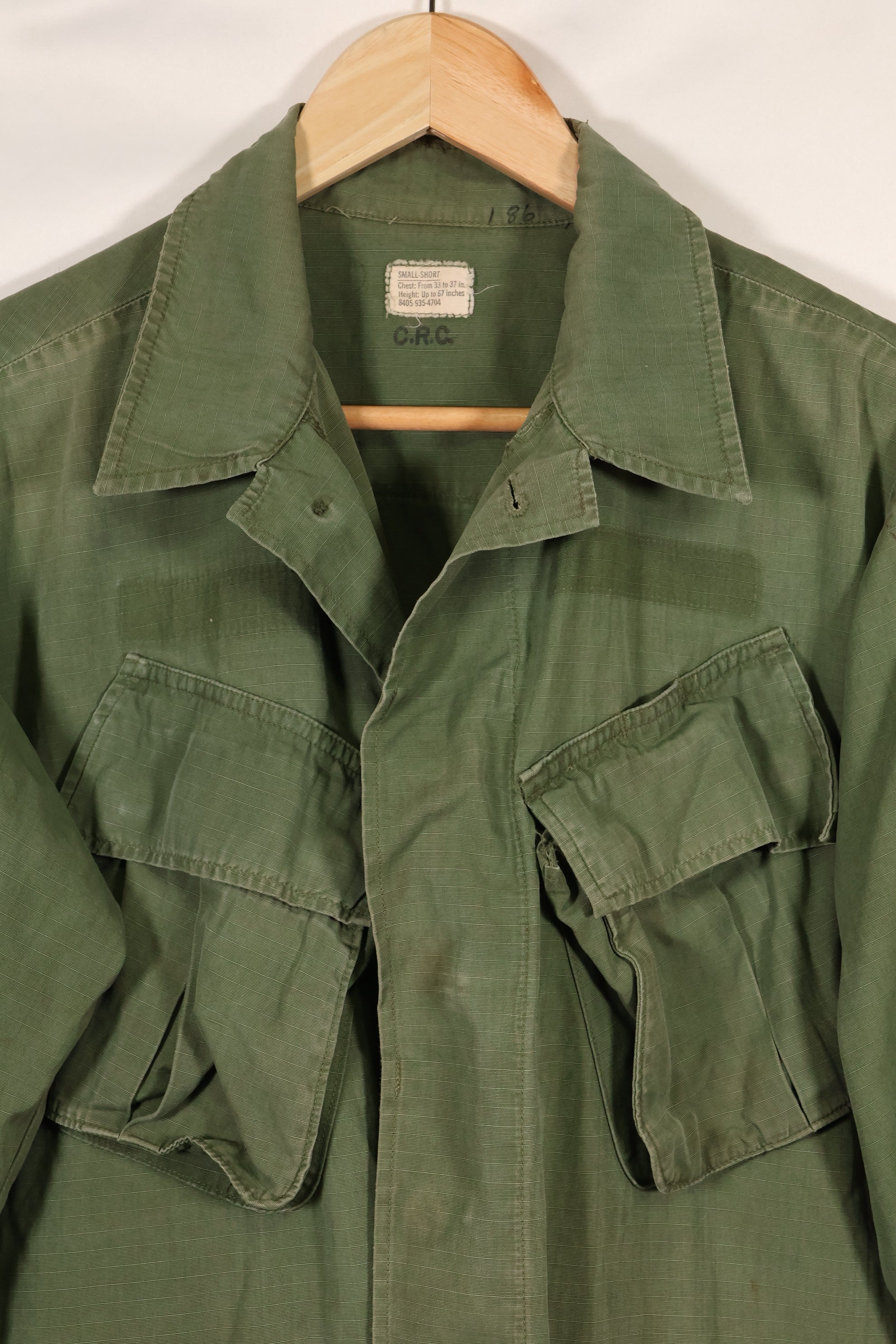 Circa 1969 S-S Size 4th Model Jungle Fatigue Jacket Used Film Company Release F