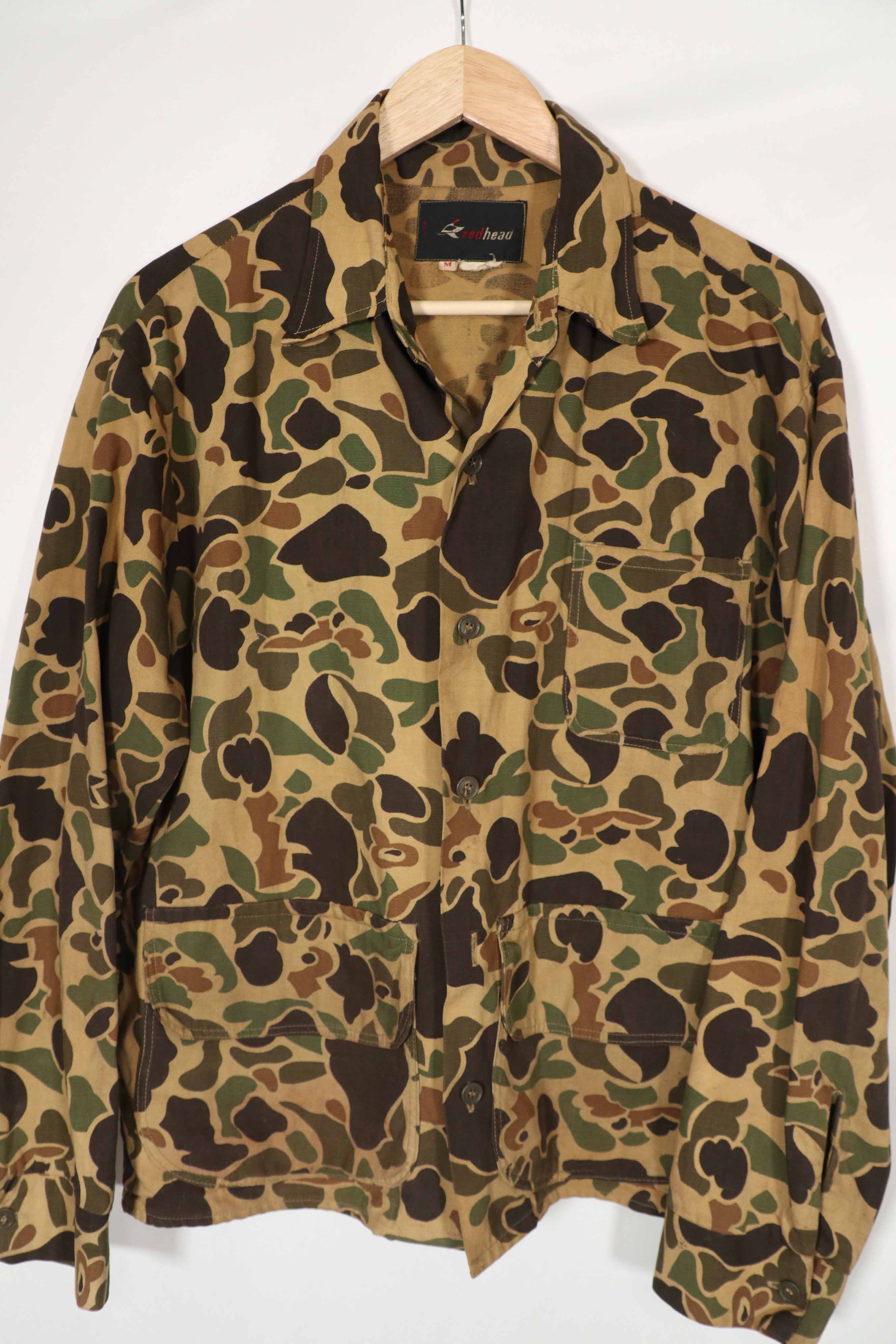 民間品　日本製　READ HEAD ハンティングジャケット　フロッグスキン迷彩　1970年代ビンテージ