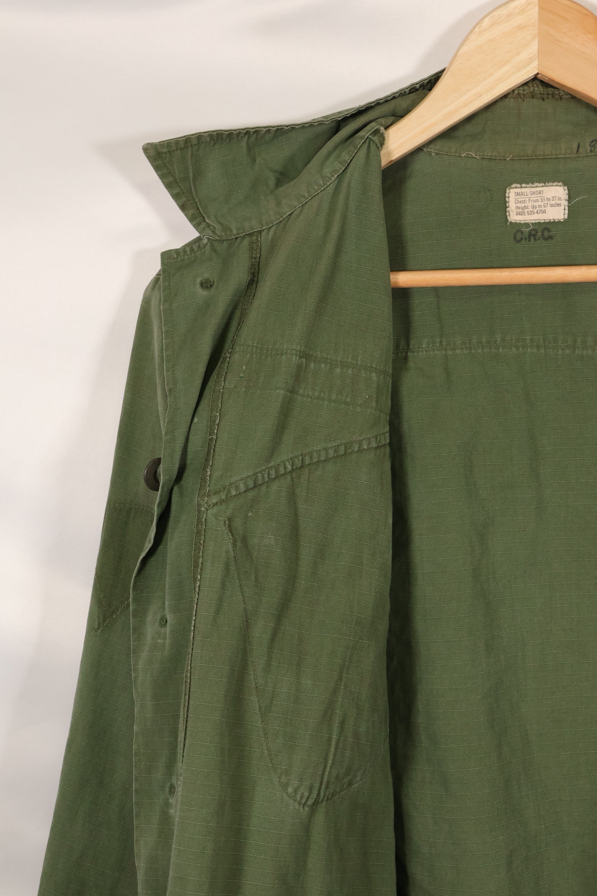 Circa 1969 S-S Size 4th Model Jungle Fatigue Jacket Used Film Company Release F