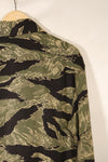 Mid-1960s US-L Okinawa Tiger Pattern Tiger Stripe US-Cut Shirt, Used