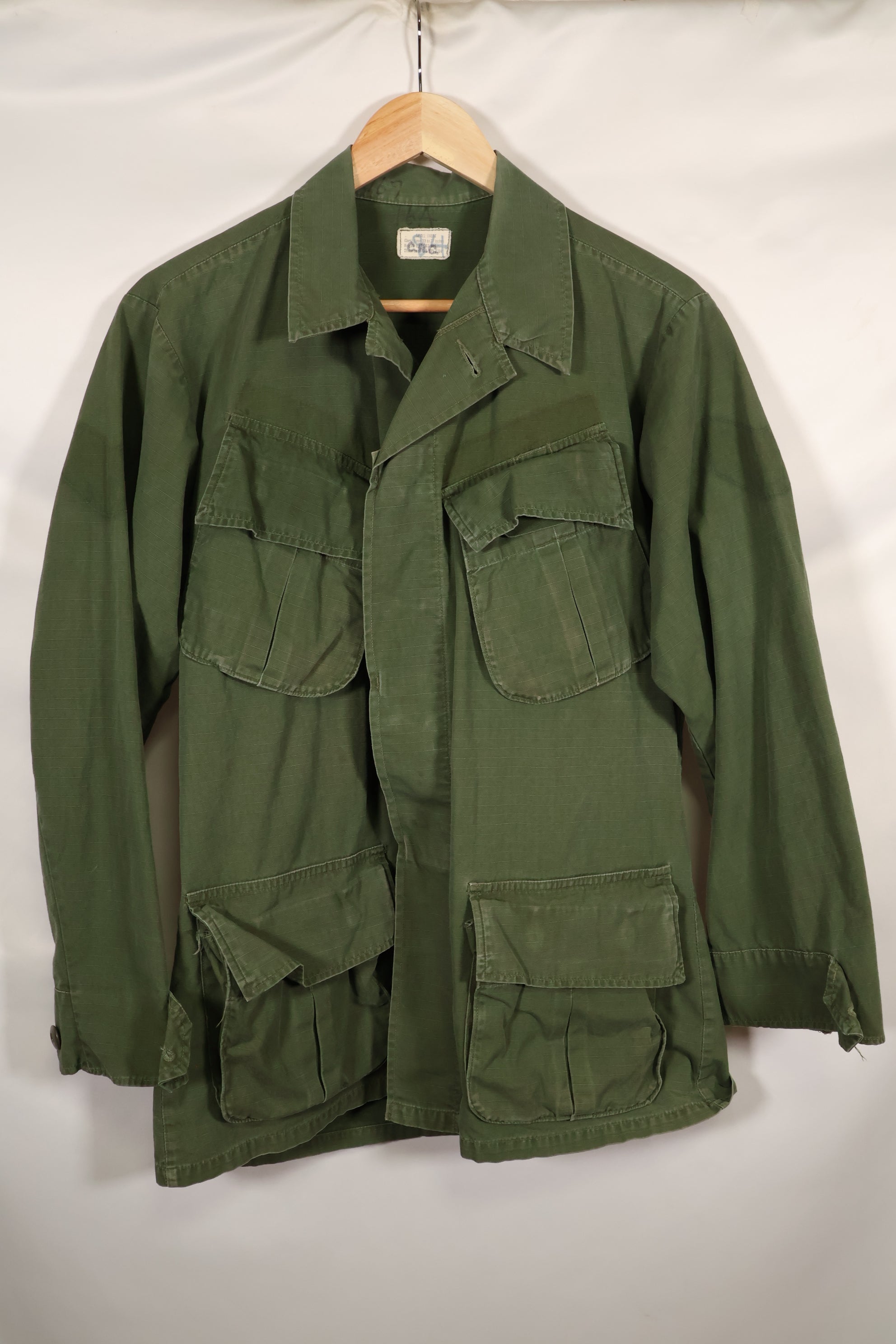 Circa 1969 S-S Size 4th Model Jungle Fatigue Jacket Used Film Company Release G