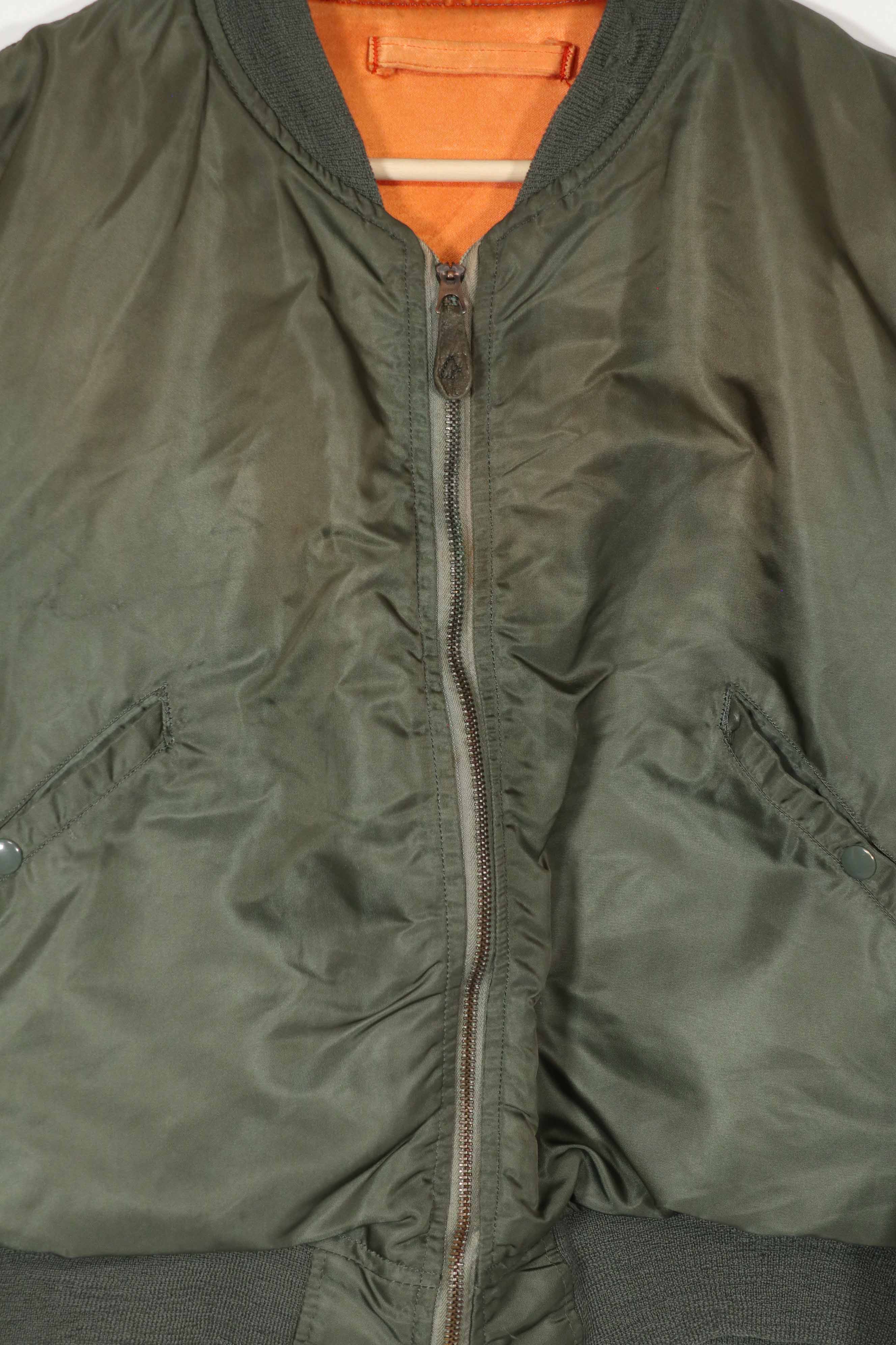 実物　1969年製　X-LARGEサイズ　L-2B　フライトジャケット　中古品　状態良い