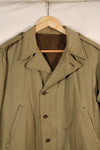 1940年代前半　大きめサイズ　アメリカ軍　M-1941　フィールドジャケット　ウール裏地　中古品
