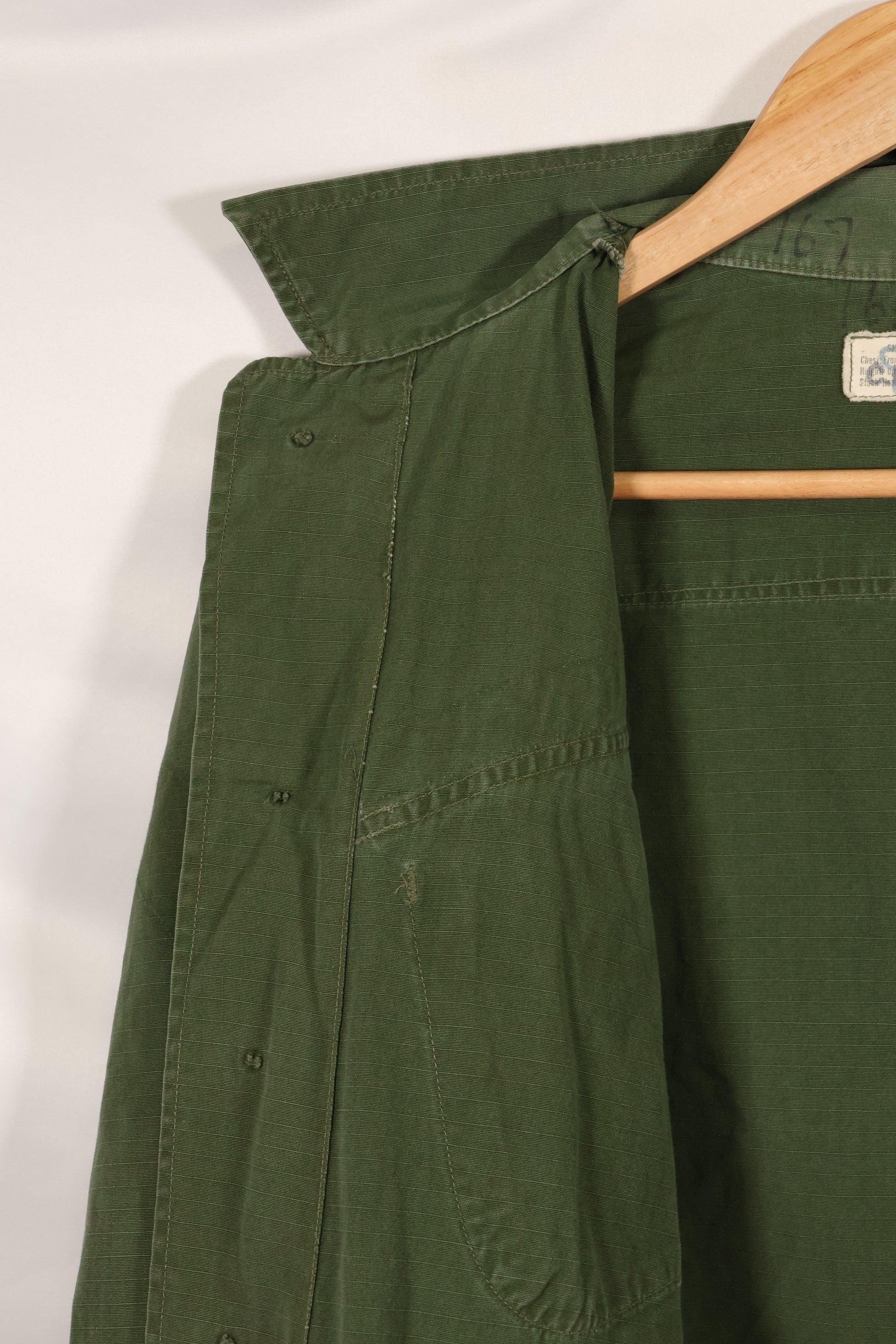 Circa 1969 S-S Size 4th Model Jungle Fatigue Jacket Used Film Company Release G