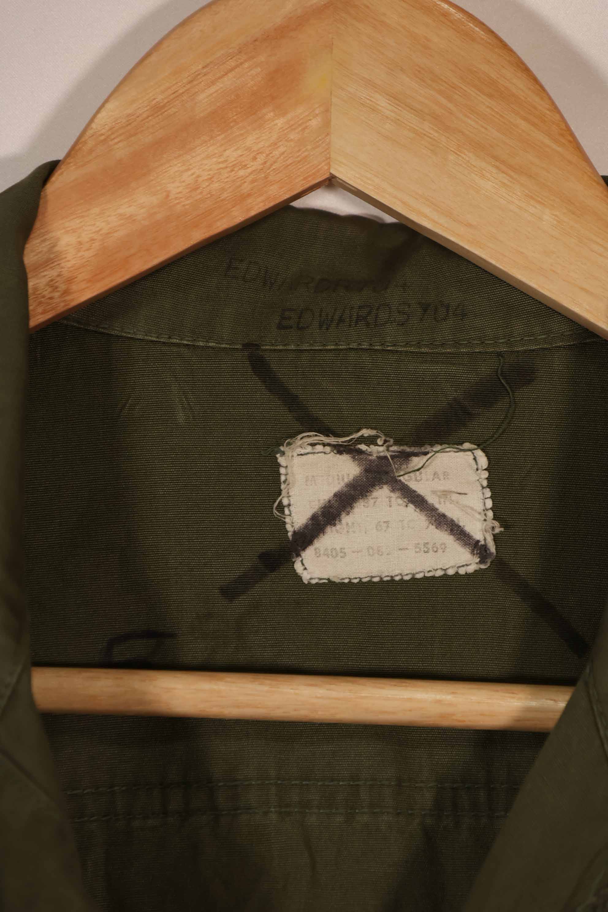 実物　3rd Model ジャングルファティーグ　ジャケット　M-R　中古品