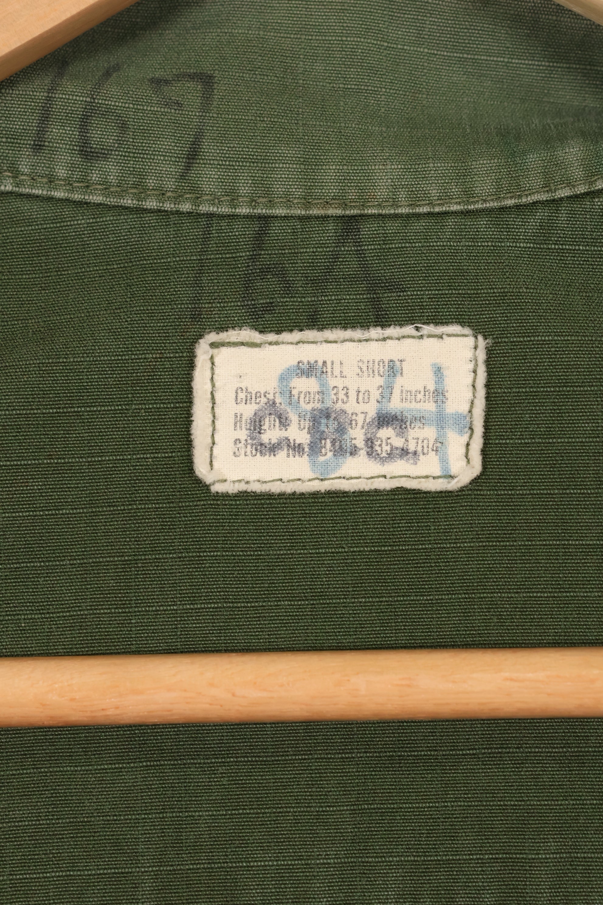 Circa 1969 S-S Size 4th Model Jungle Fatigue Jacket Used Film Company Release G