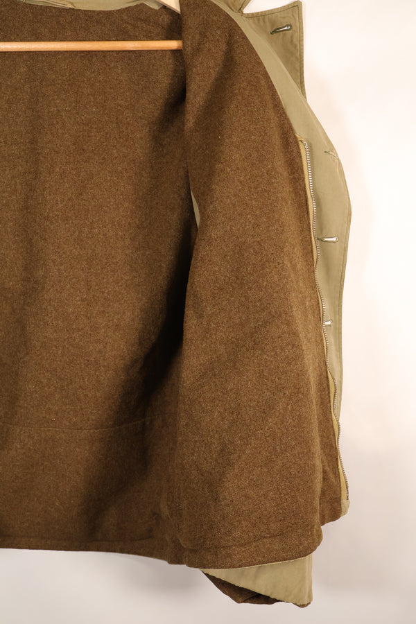 1940年代前半　大きめサイズ　アメリカ軍　M-1941　フィールドジャケット　ウール裏地　中古品