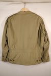 1940年代前半　大きめサイズ　アメリカ軍　M-1941　フィールドジャケット　ウール裏地　中古品
