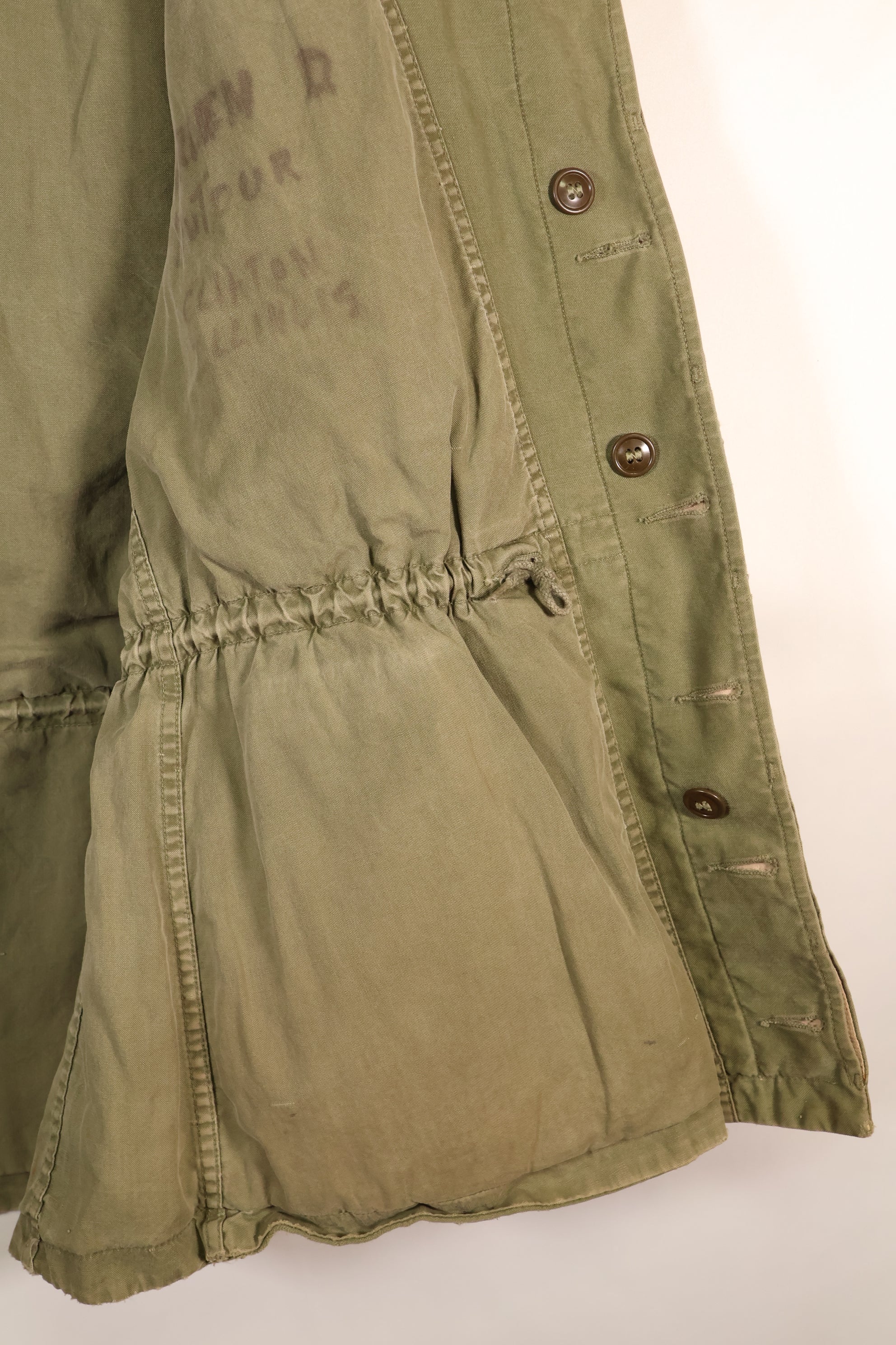 Early 1940s, Size 42–44, U.S. Army, M-1943 Field Jacket, Used