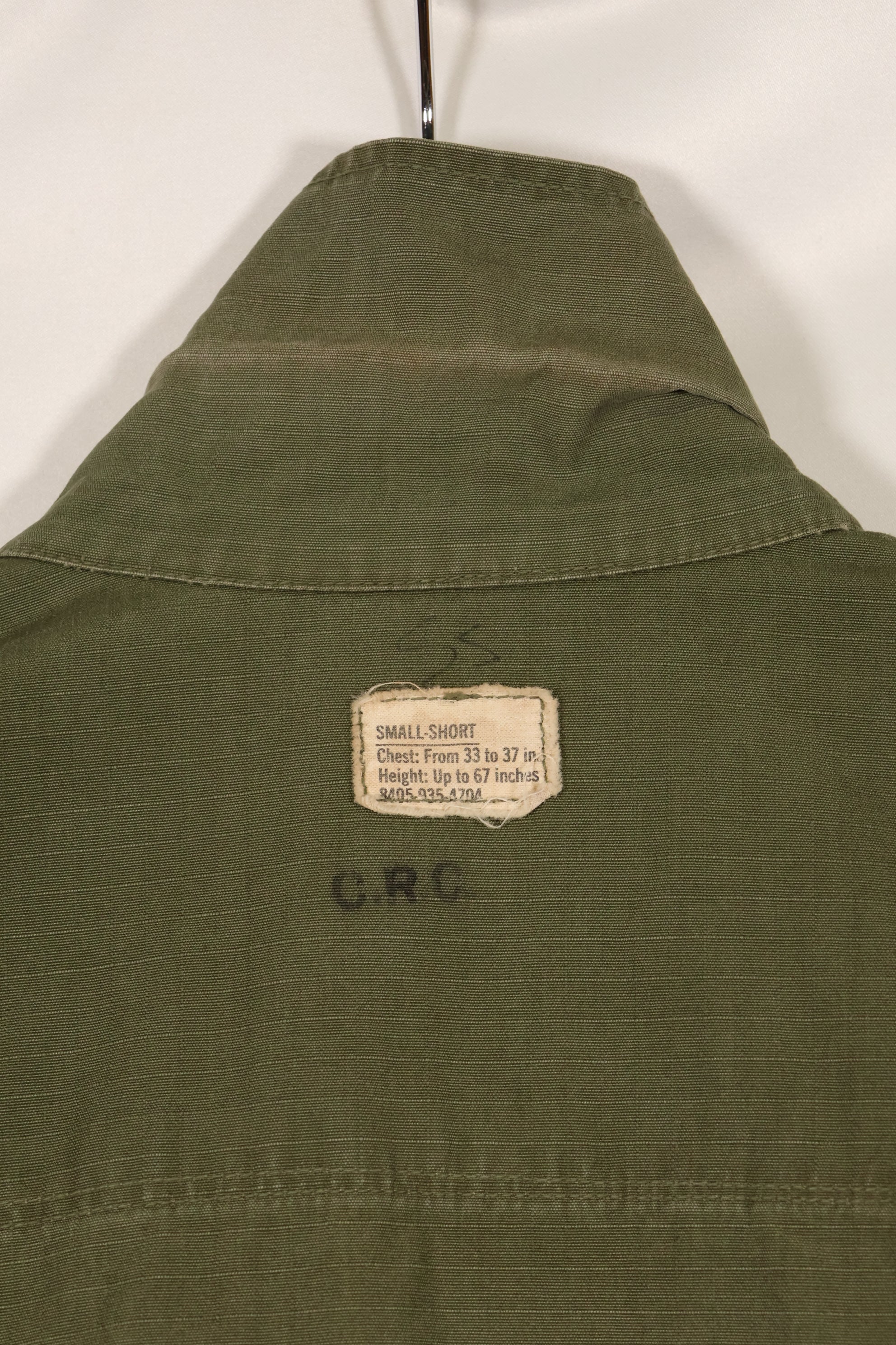 Circa 1969 S-S Size 4th Model Jungle Fatigue Jacket Used Film Company Release H