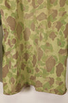 1940 年代二战美国海军陆战队 P-44 蛙皮迷彩猎鸭人夹克，二手。
