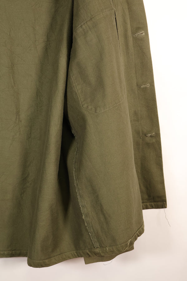 1960年代　推定MEDIUM　OG-107　ユーティリティシャツ　レア裁断　パッチ後付け　中古品