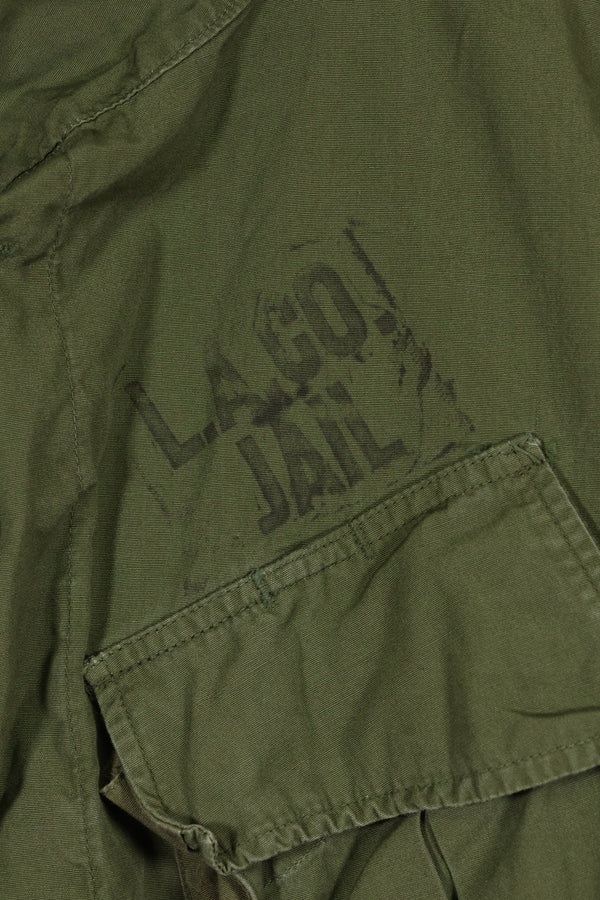 1967年〜68年頃　改造M-R　3rd Model ジャングルファティーグ　ジャケット　中古品　映画会社放出