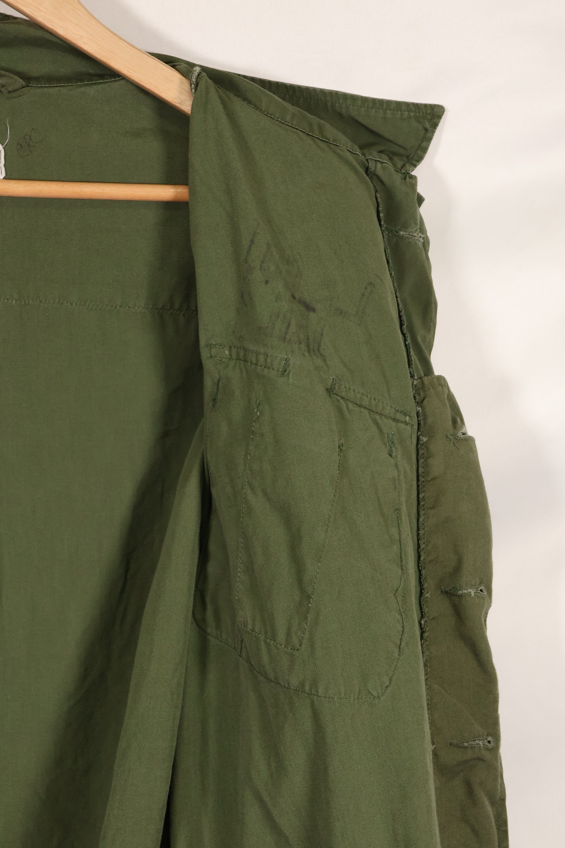 1967年〜68年頃　改造M-R　3rd Model ジャングルファティーグ　ジャケット　中古品　映画会社放出