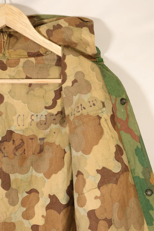 1960年代後半〜70年代　USMC　個人調達品　ミッチェルパターン　フード付フィールドジャケット　中古品