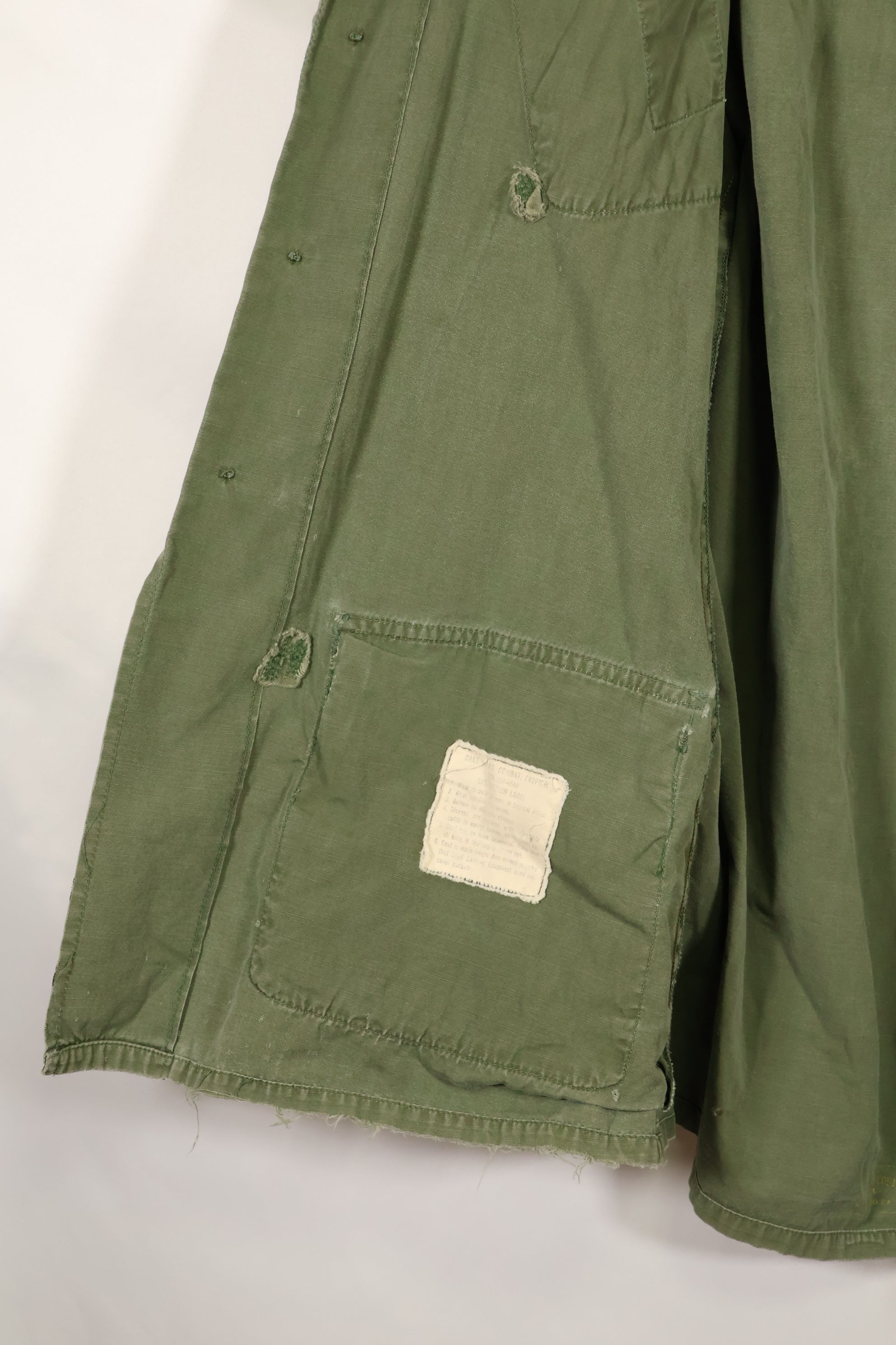 1967〜68年頃　サイズ不明　3rd Model ジャングルファティーグ　ジャケット　中古品　映画会社放出