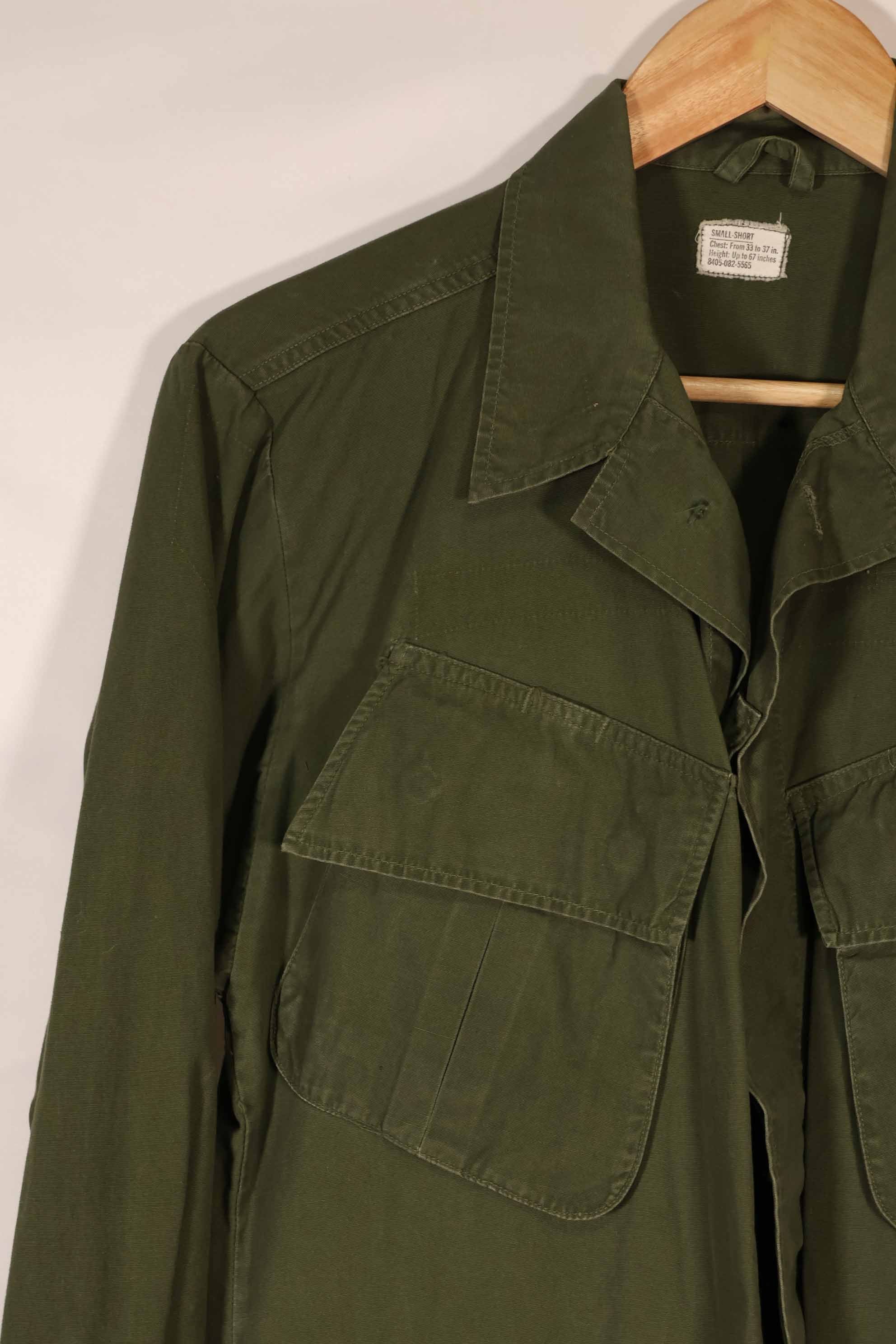 実物　1967年頃　3rd Model ジャングルファティーグ　ジャケット　S-S 中古品