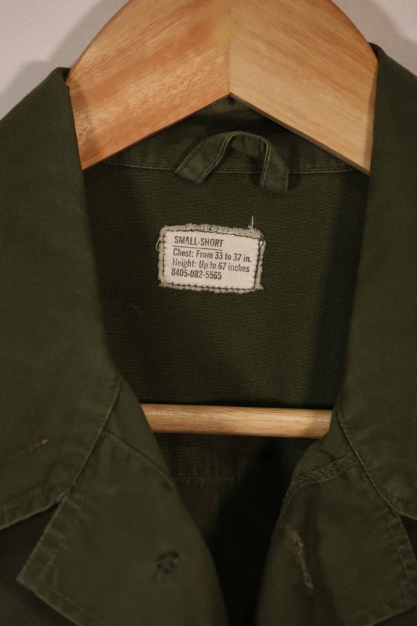 実物　1967年頃　3rd Model ジャングルファティーグ　ジャケット　S-S 中古品