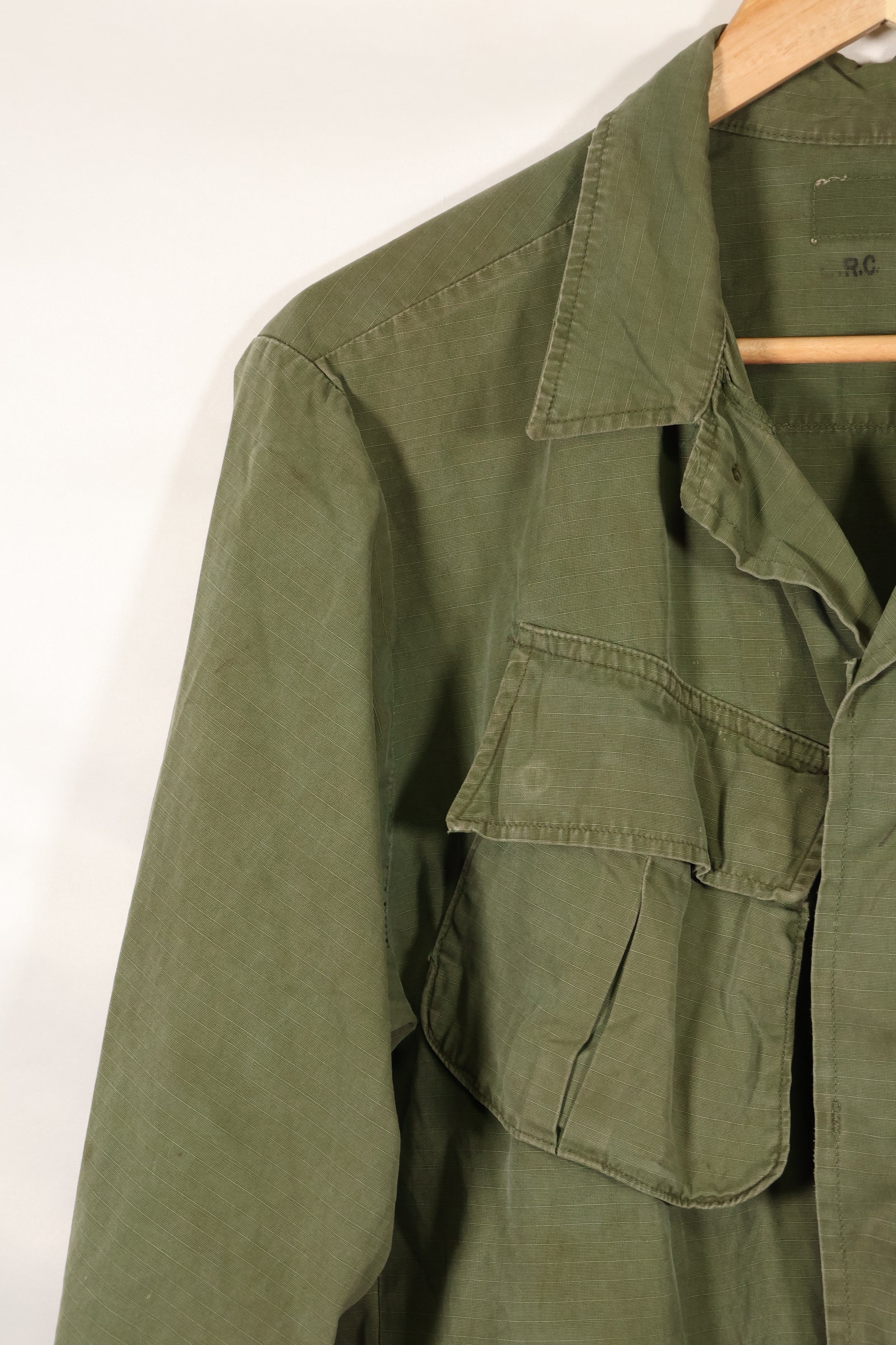 1968 contract size unknown 4th Model Jungle Fatigue Jacket, used, released by film company (copy)