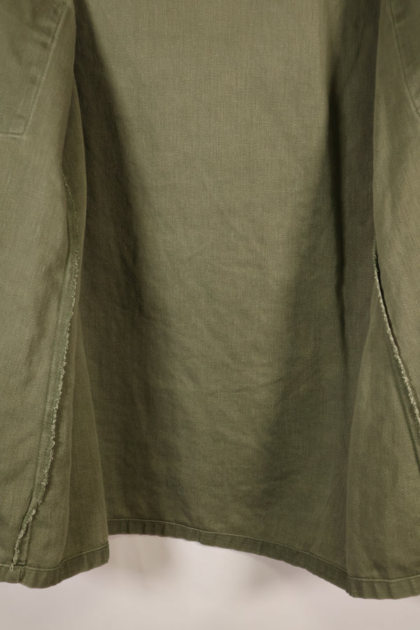 1960年代後半契約　16 1/2 x 32　OG-107　ユーティリティシャツ　パッチ付き　中古品