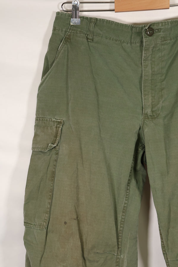 1967〜68年頃　M-Sサイズ　4th Model ジャングルファティーグ　パンツ　中古品　映画会社放出