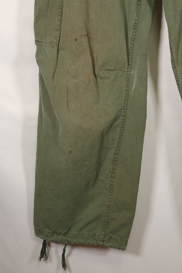 1967〜68年頃　M-Sサイズ　4th Model ジャングルファティーグ　パンツ　中古品　映画会社放出