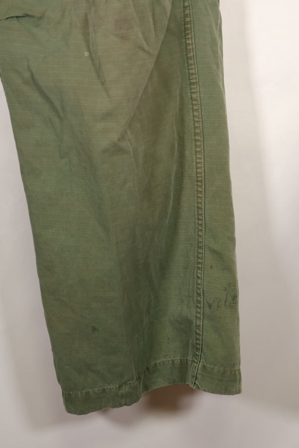 1967〜68年頃　M-Sサイズ　4th Model ジャングルファティーグ　パンツ　中古品　映画会社放出
