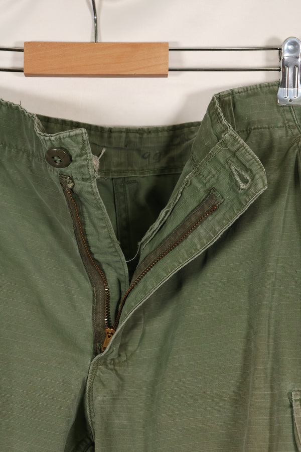 1967〜68年頃　M-Sサイズ　4th Model ジャングルファティーグ　パンツ　中古品　映画会社放出