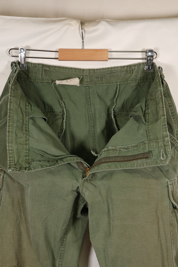 1967〜68年頃　M-Sサイズ　4th Model ジャングルファティーグ　パンツ　中古品　映画会社放出