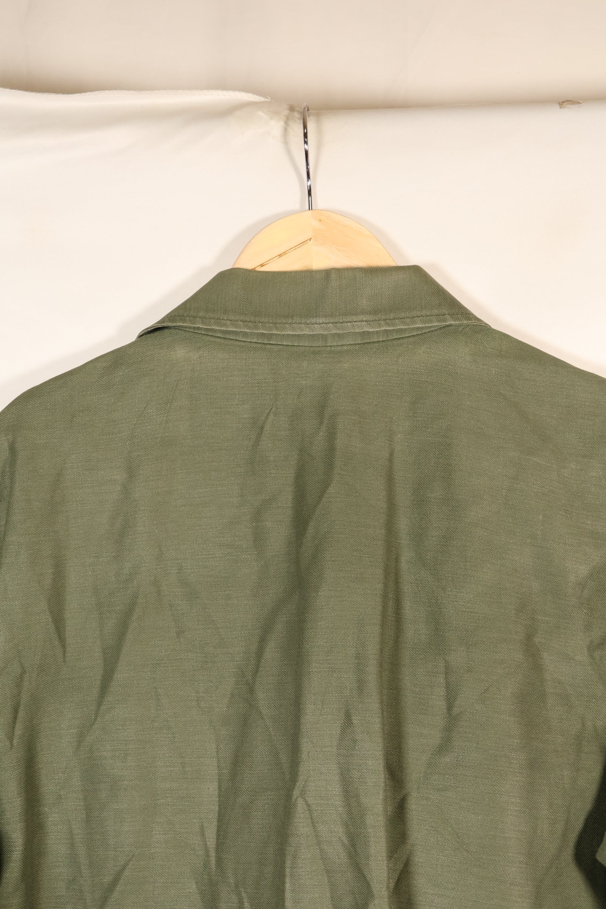 1971年契約　推定 SMALL　OG-107　ユーティリティシャツ　アメリカ海軍　テープ類実物　中古品