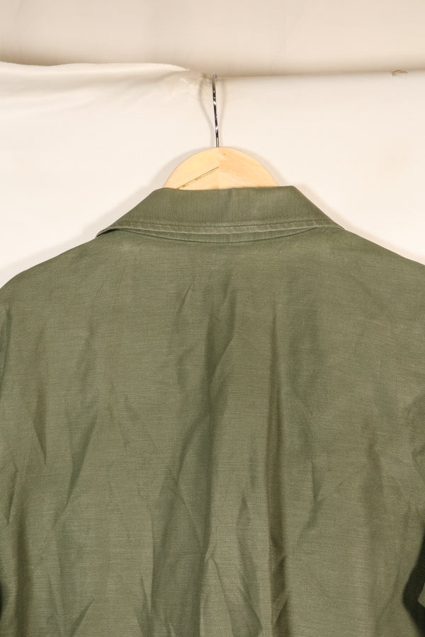 1971年契約　推定 SMALL　OG-107　ユーティリティシャツ　アメリカ海軍　テープ類実物　中古品
