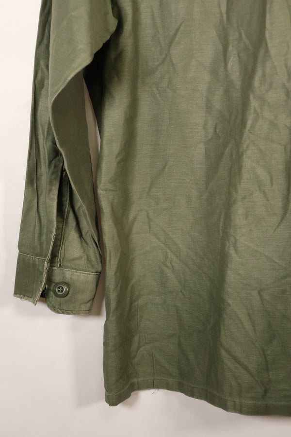 1971年契約　推定 SMALL　OG-107　ユーティリティシャツ　アメリカ海軍　テープ類実物　中古品