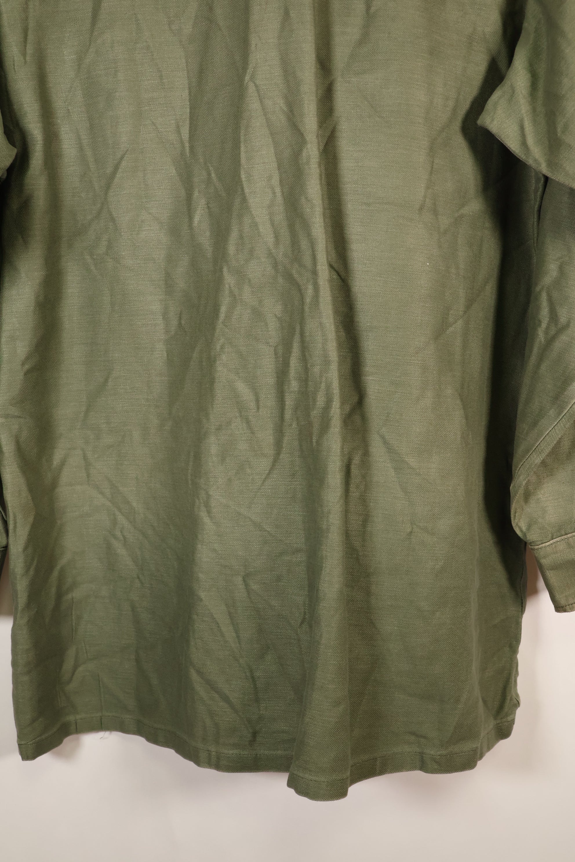 1971年契約　推定 SMALL　OG-107　ユーティリティシャツ　アメリカ海軍　テープ類実物　中古品