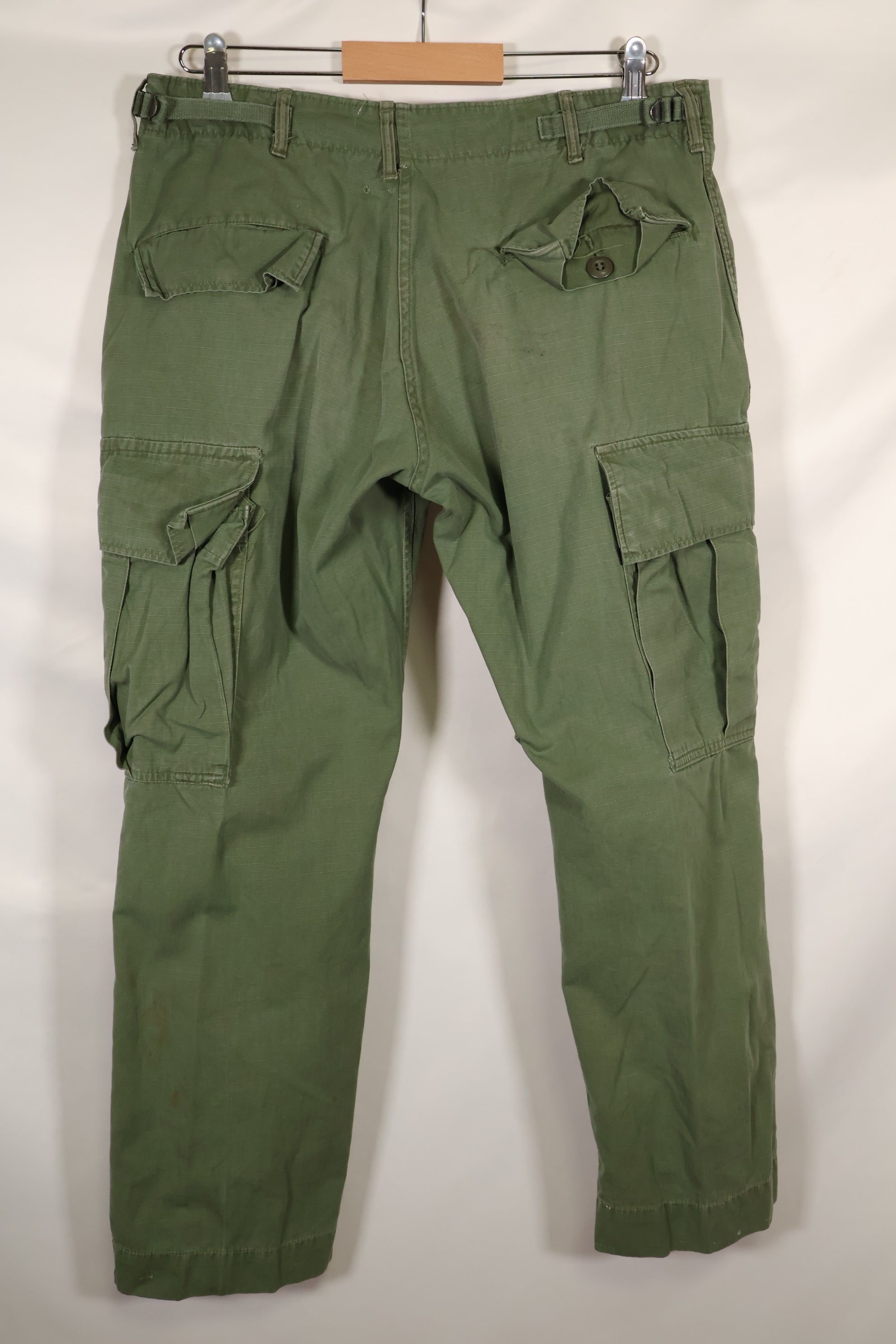 Circa 1968 M-S Size 4th Model Jungle Fatigue Pants, Used, Released by Film Company