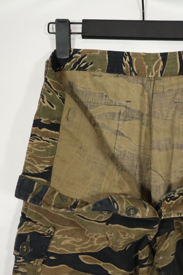 実物　ゴールドタイガーストライプ　パンツ　A-L　状態良い　Asian Cut