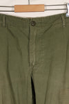 Circa 1969 M-S Size 4th Model Jungle Fatigue Pants, Used, Released by Film Company